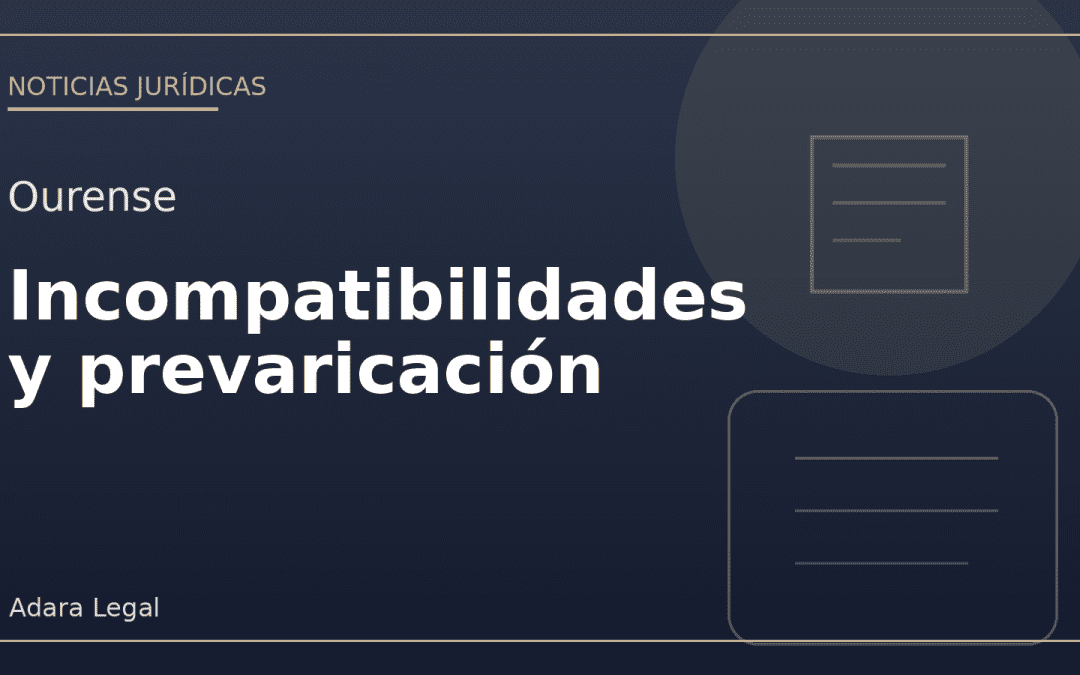 Un juez abre la vía a juicio oral contra el alcalde de Ourense por no solicitar la compatibilidad